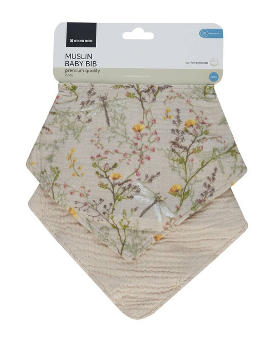 Mjuka dregglisar i muslin 2 st