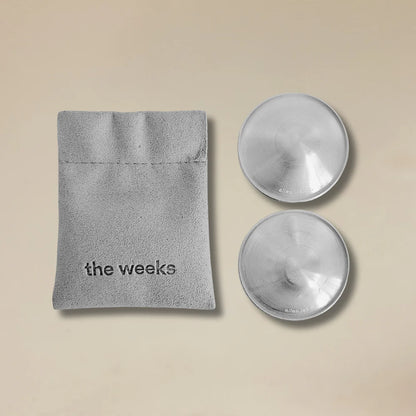 Antibakteriella bröstskal i 99,9 % rent silver