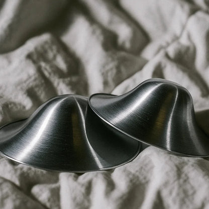 Antibakteriella bröstskal i 99,9 % rent silver