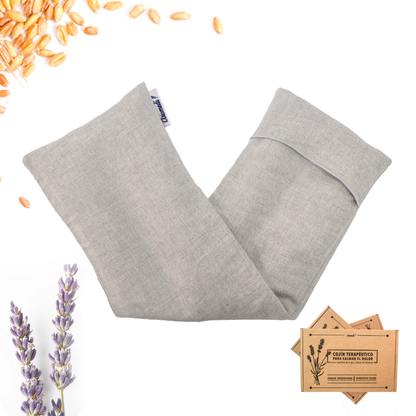 Värmekudde med vetekorn och lavendel