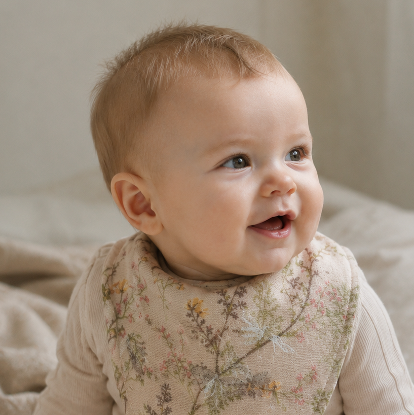 Mjuka dregglisar i muslin 2 st