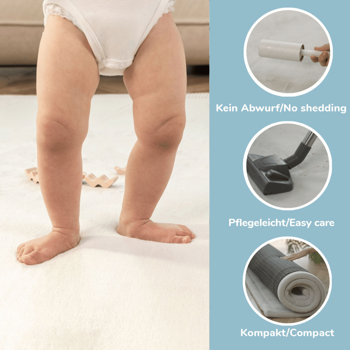 Lekmatta i memoryfoam 200x150 cm