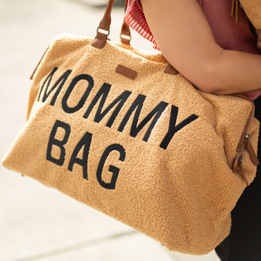 Mommy Bag® stor pusletaske - Teddy - Beige