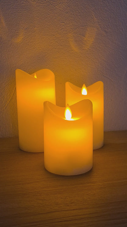 LED candles 3-pack