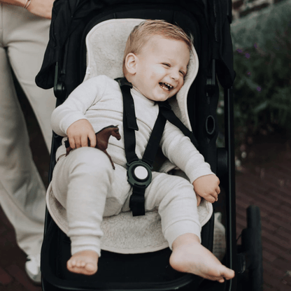 Inlägg till bilbarnstol och barnvagn i 100 % merinoull