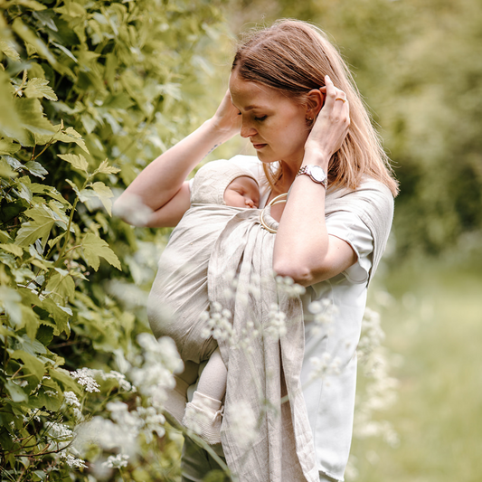 Kram Sand ring sling in linen